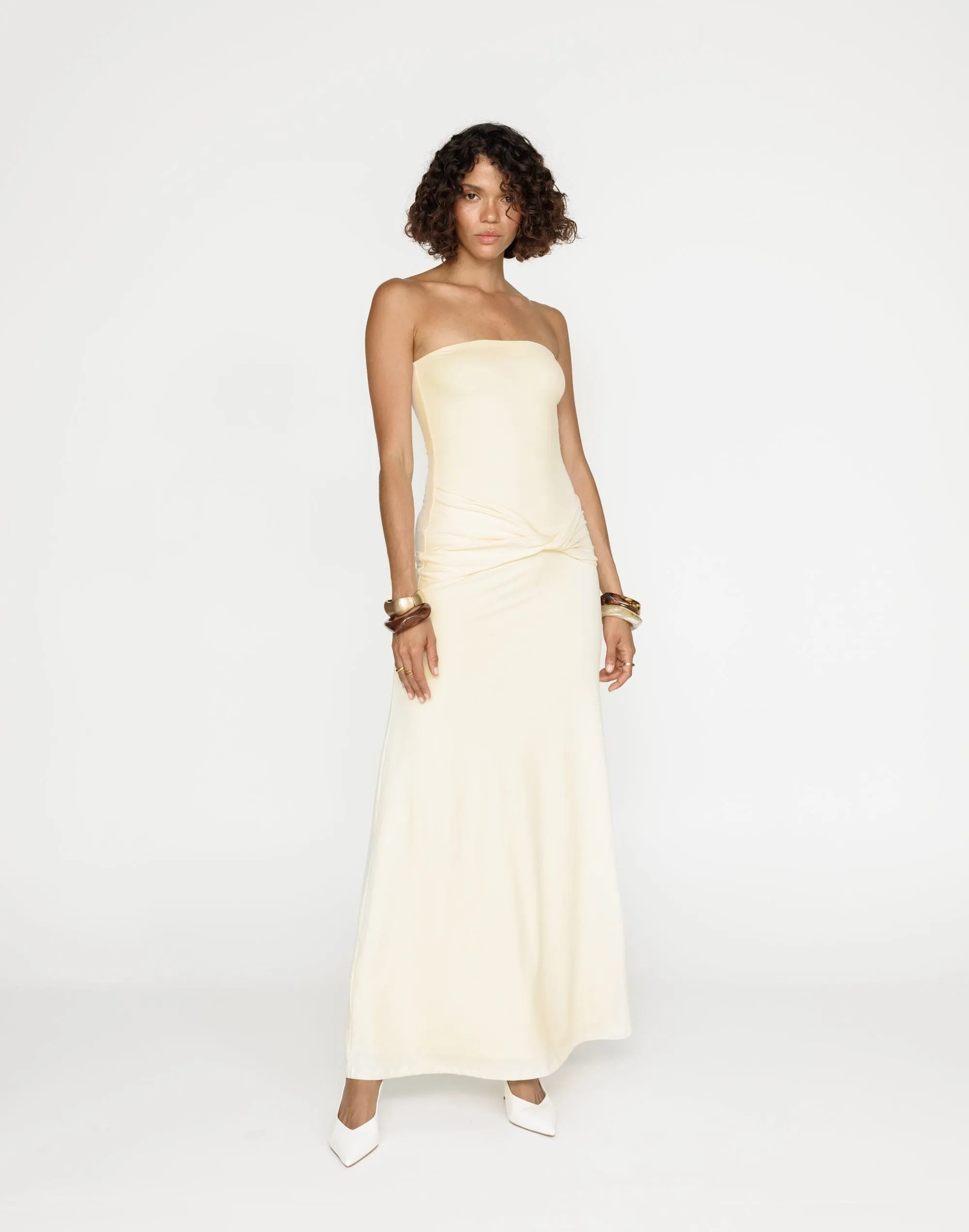 Edela Maxi Dress (Butter)