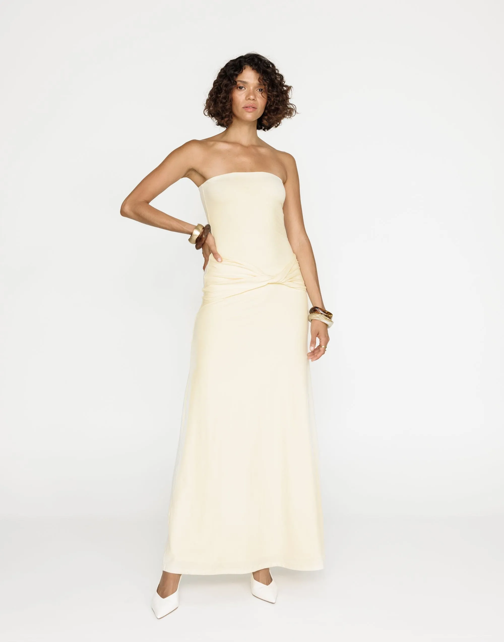 Edela Maxi Dress (Butter)