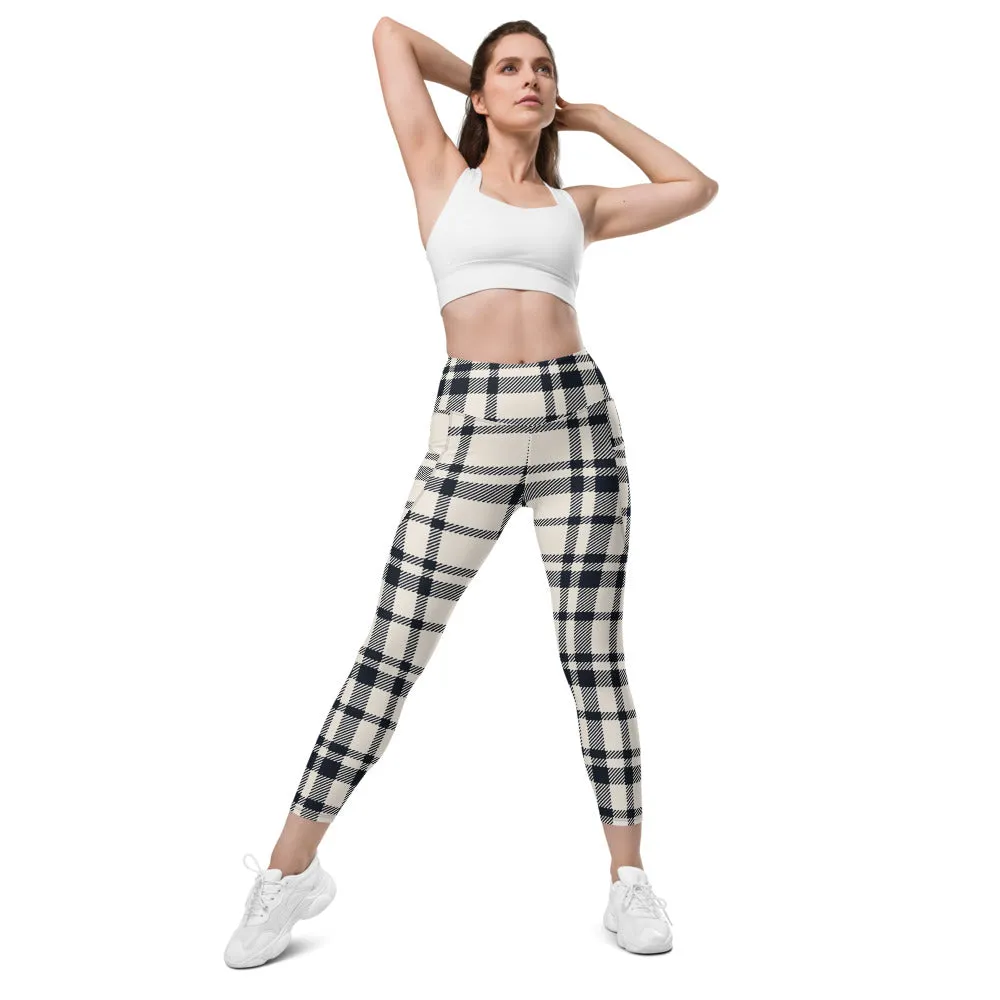 ELEVATED ESSENTIALS, THE PERFECT SIDE POCKET LEGGING CREAM CHECKS