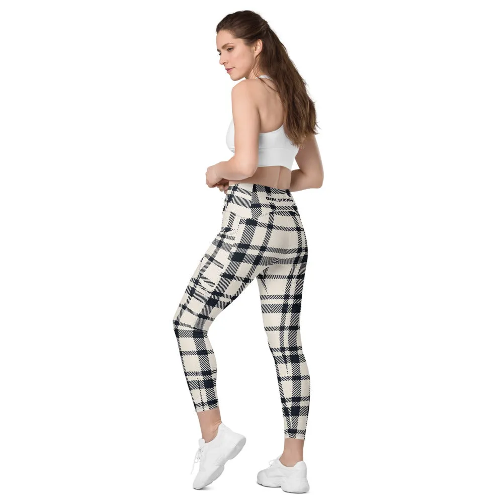 ELEVATED ESSENTIALS, THE PERFECT SIDE POCKET LEGGING CREAM CHECKS