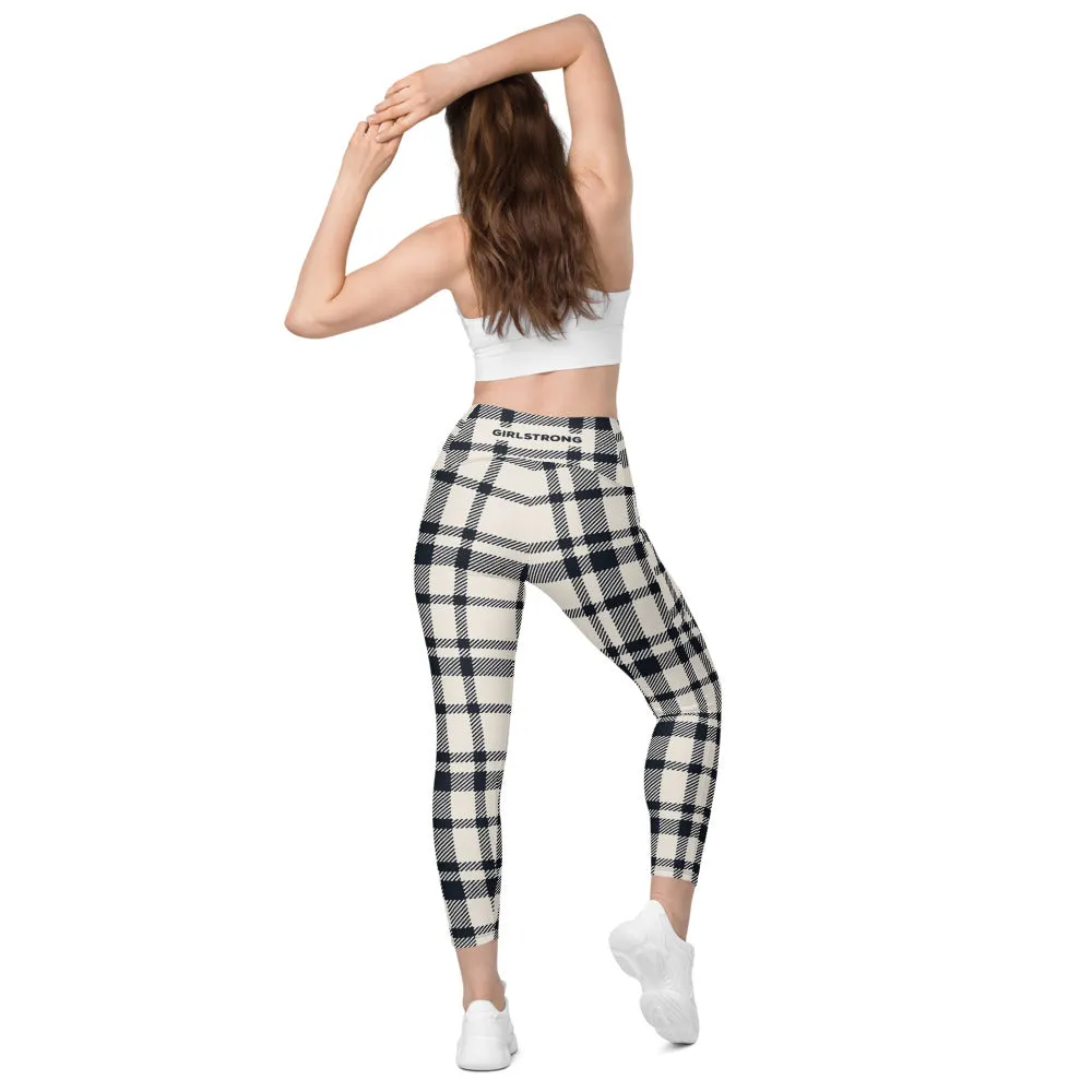 ELEVATED ESSENTIALS, THE PERFECT SIDE POCKET LEGGING CREAM CHECKS