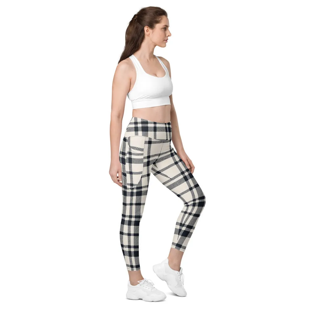 ELEVATED ESSENTIALS, THE PERFECT SIDE POCKET LEGGING CREAM CHECKS