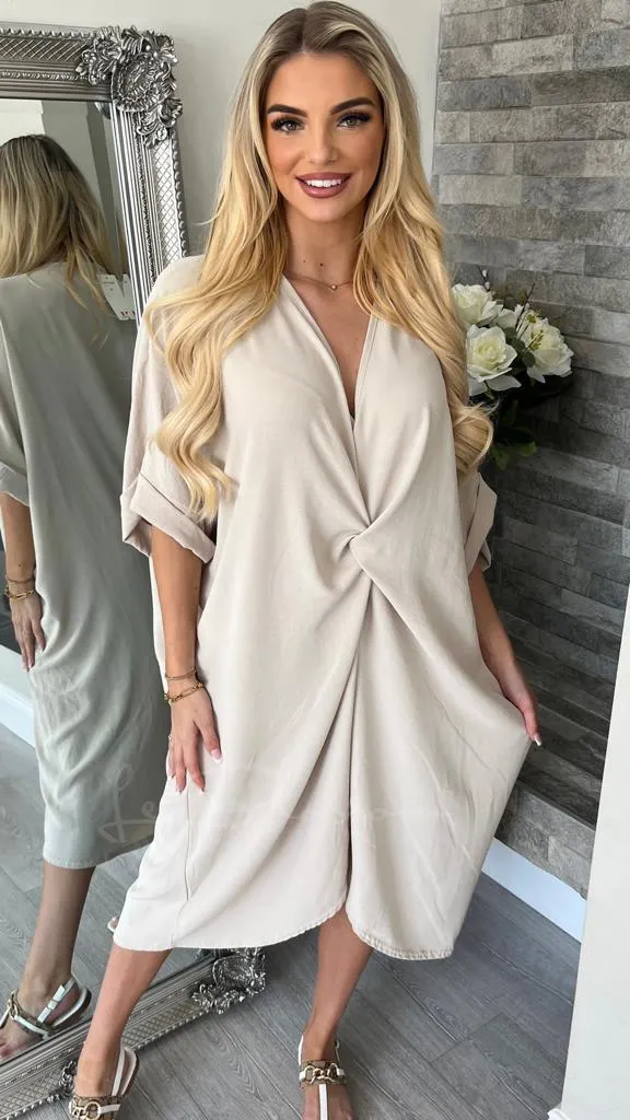 Elsie Front Knot Maxi Dress