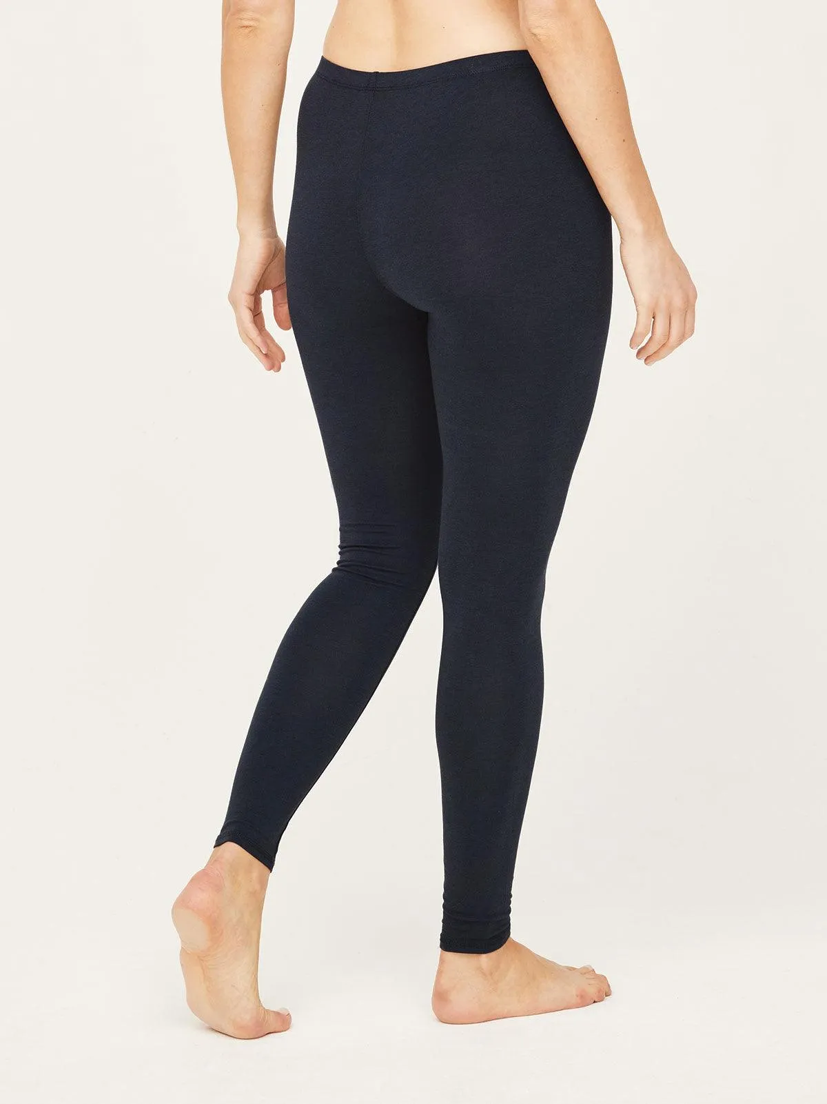 Essential Bamboo Organic Cotton Leggings - Midnight Navy