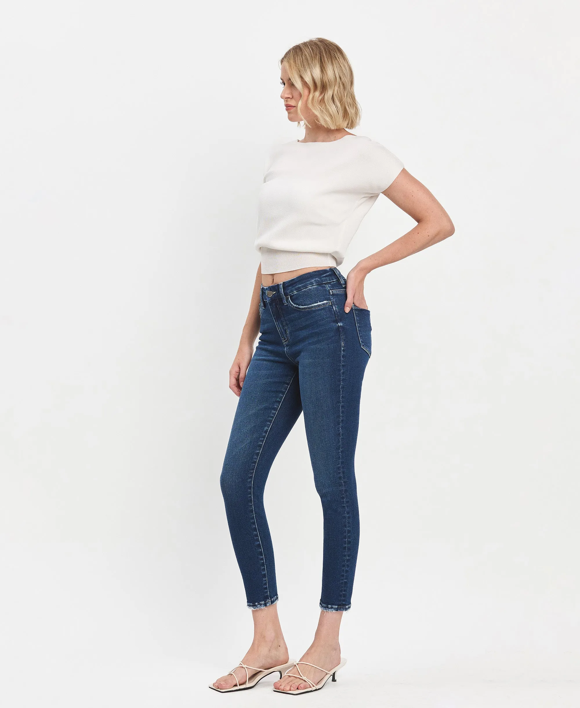 Eulogize - High Rise Skinny Jeans