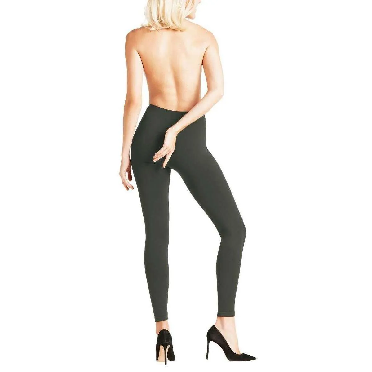 Falke Seamless Leggings - Military Green