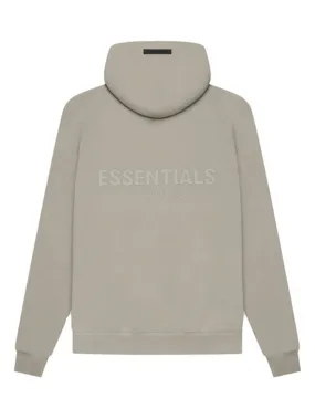 Fear Of God Essentials Back Logo Hoodie Moss/Goat [SS21]