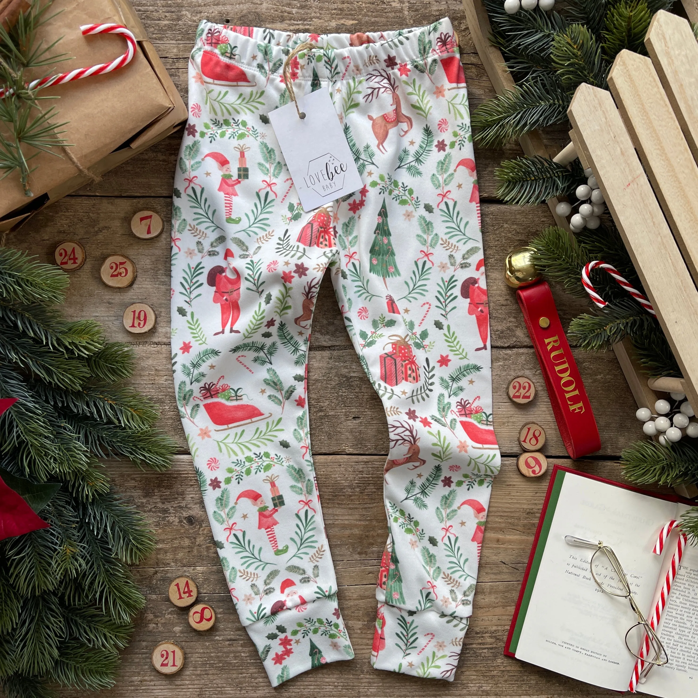 Festive Friends Slim Fit Leggings | Ready To Post