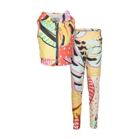 GIRLS MULTI-COLOUR TROUSER SET