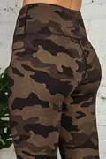 GLITTER CAMO PRINTED BUTTER SOFT LEGGINGS