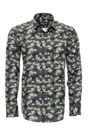 Green Camouflage Pattern Shirt  - Wessi