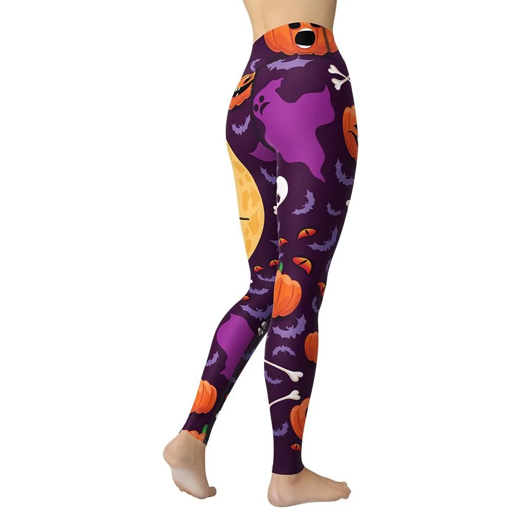 Halloween Witch Yoga Leggings