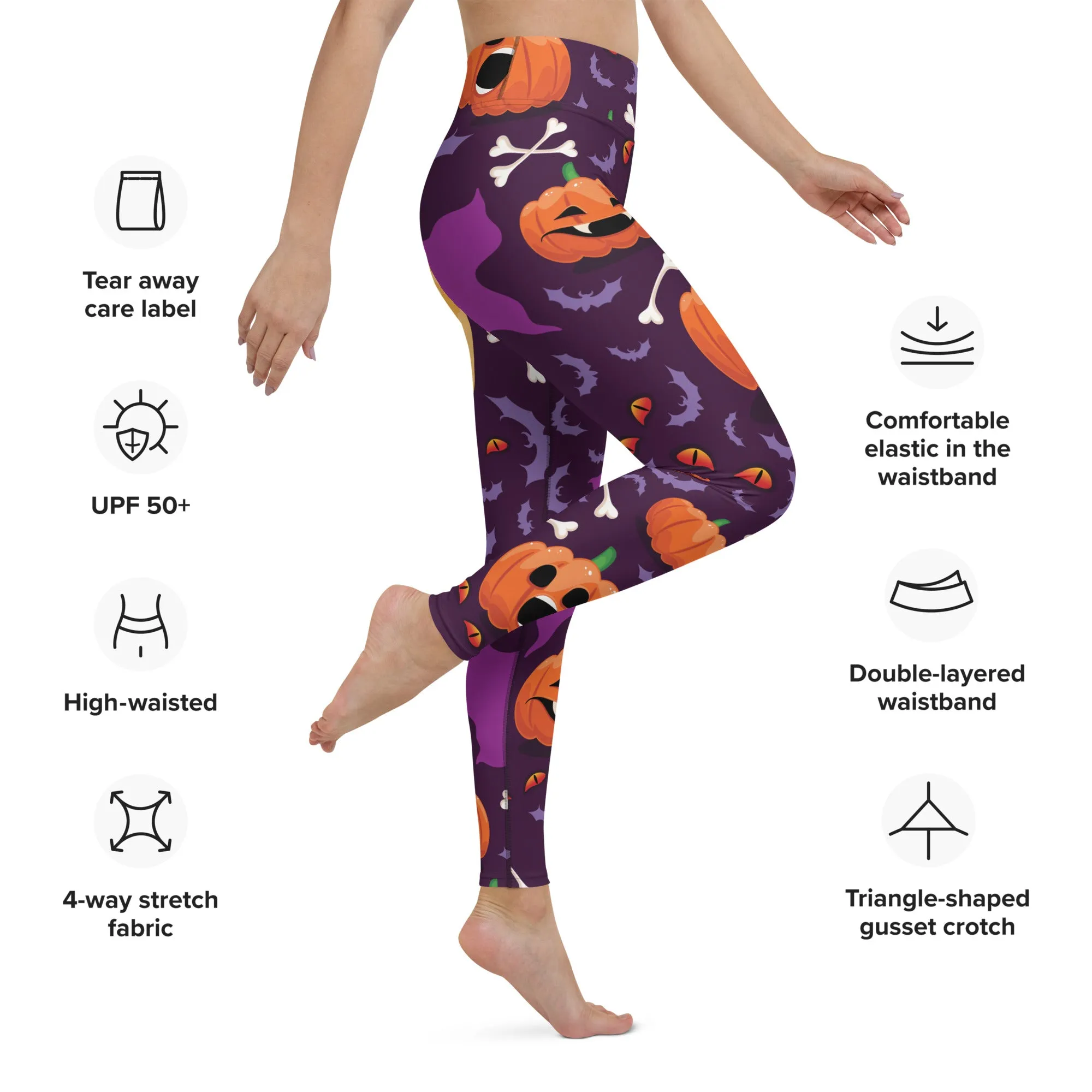 Halloween Witch Yoga Leggings