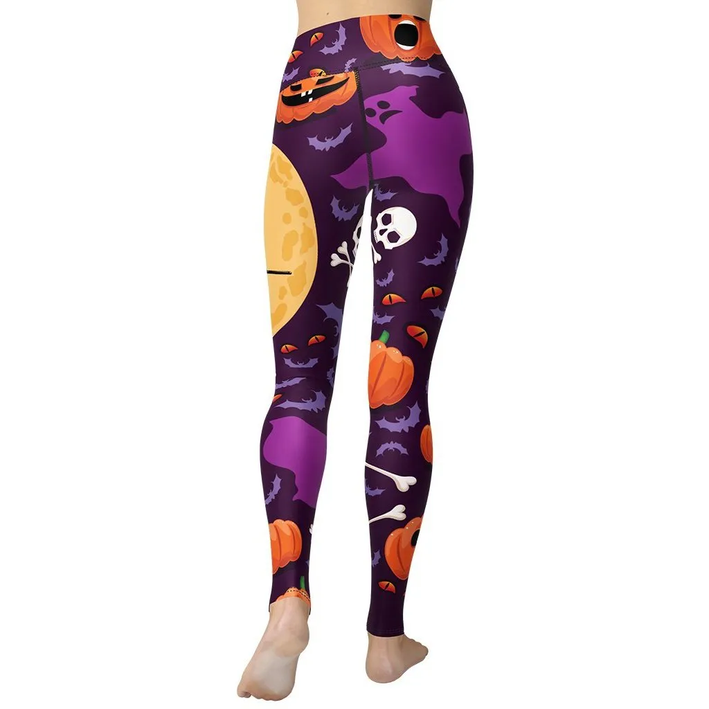 Halloween Witch Yoga Leggings