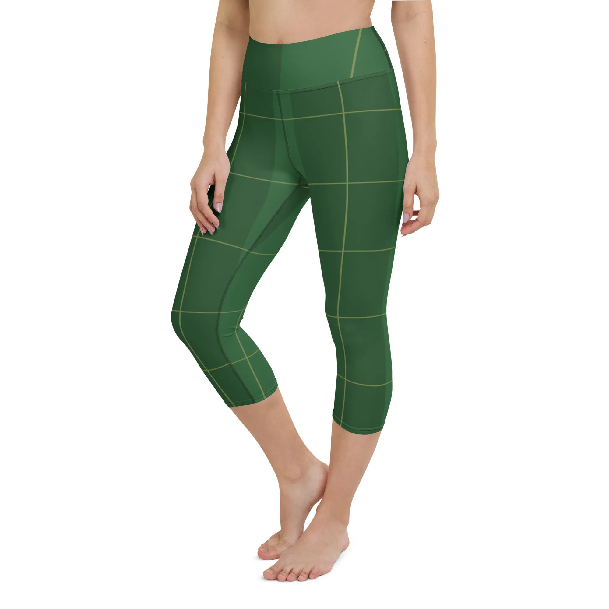 Herringbone Yoga Capri Leggings | Fitness Leggings, lioness-love