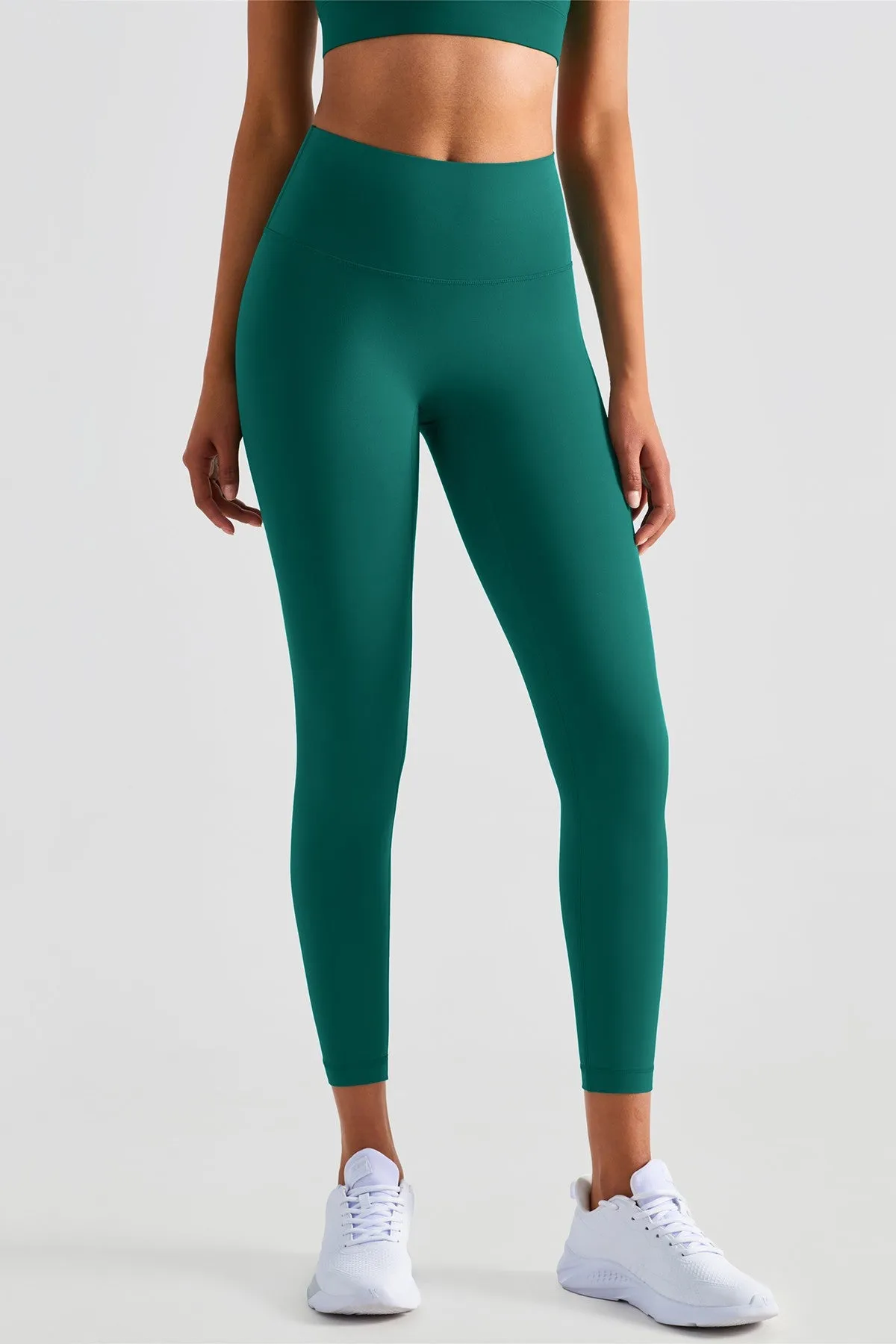 High-Rise No Front Seam Leggings