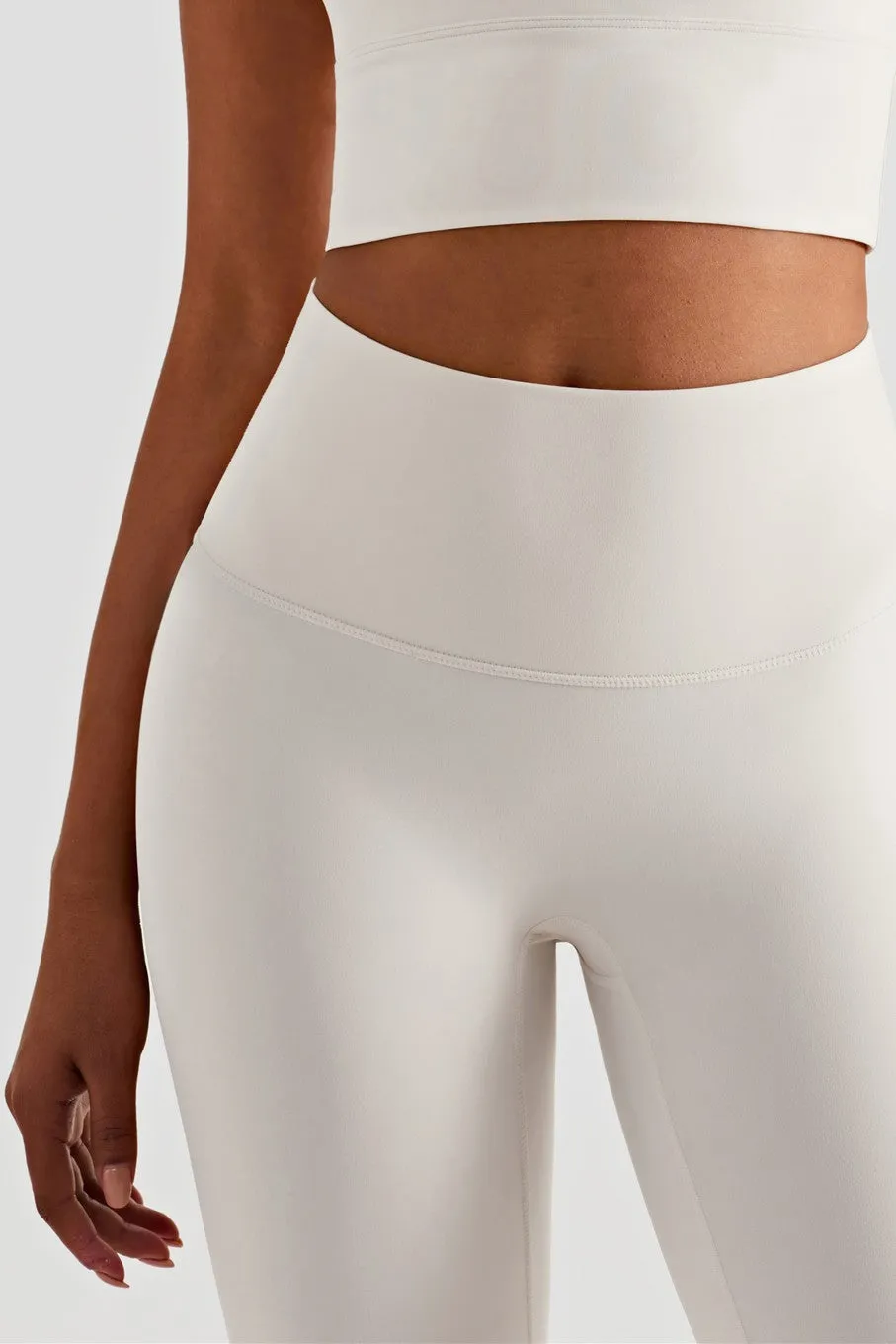 High-Rise No Front Seam Leggings