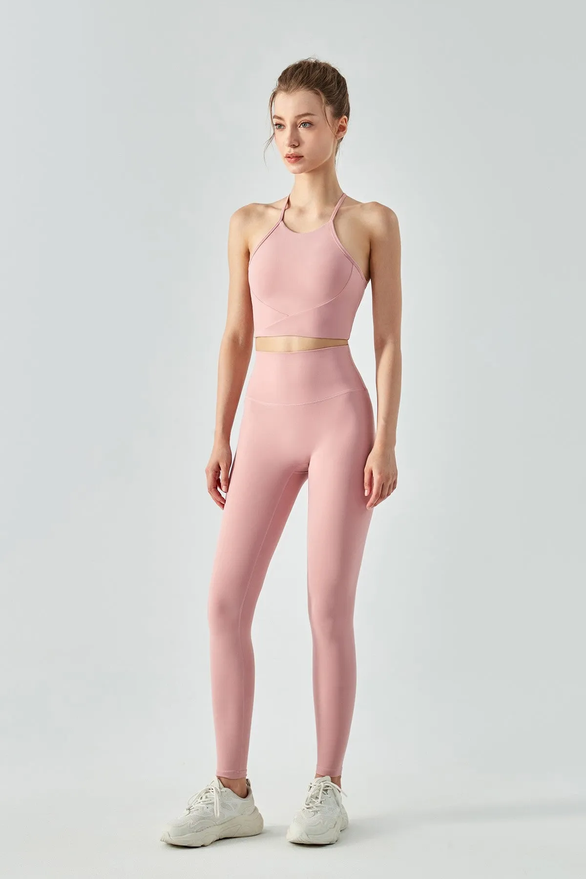 High-Rise No Front Seam Leggings