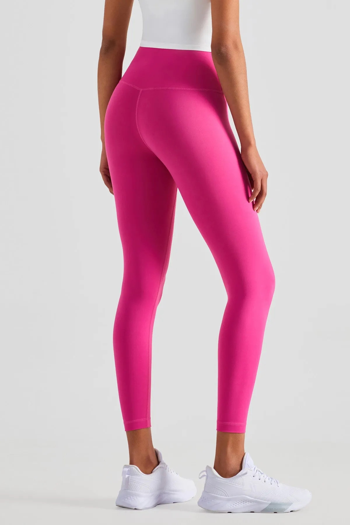 High-Rise No Front Seam Leggings