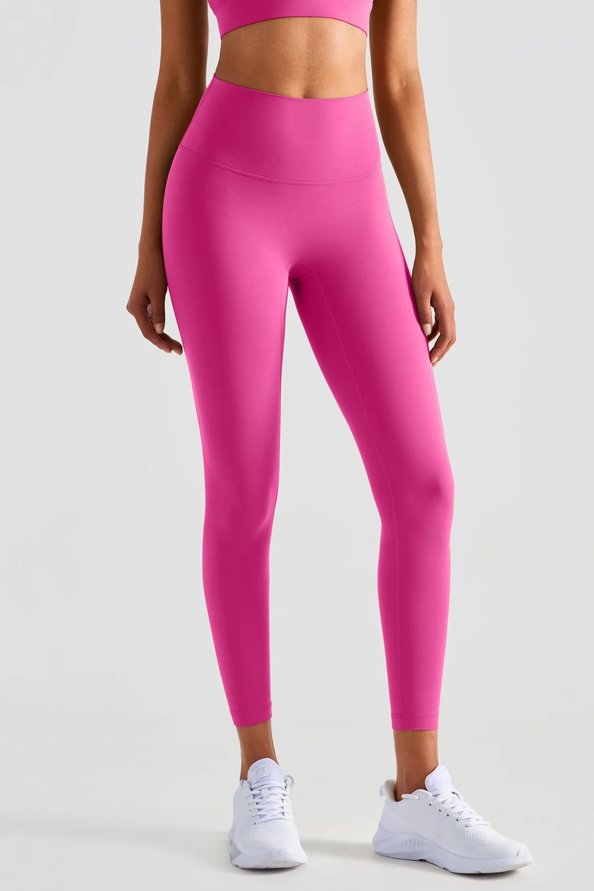 High-Rise No Front Seam Leggings