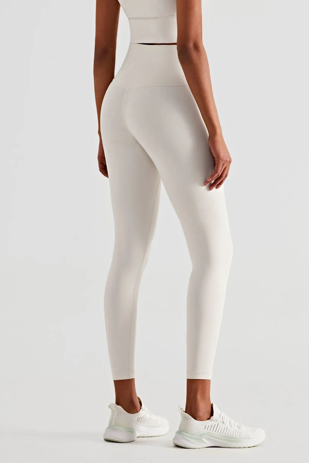 High-Rise No Front Seam Leggings