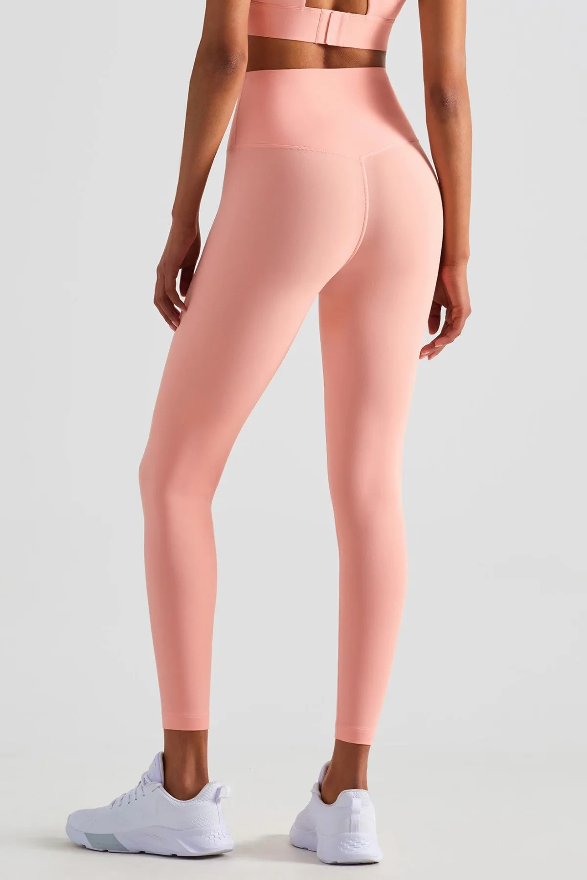 High-Rise No Front Seam Leggings