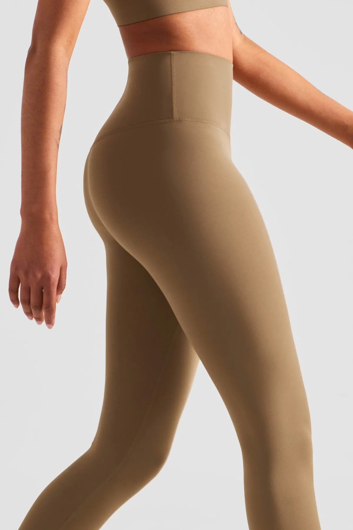 High-Rise No Front Seam Leggings