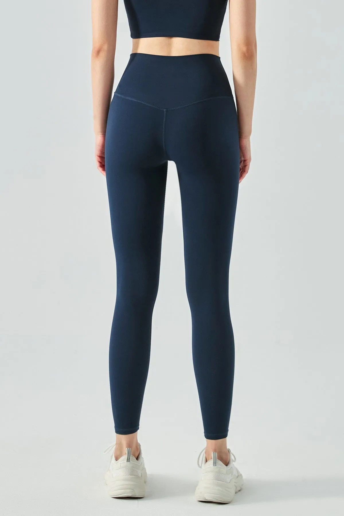 High-Rise No Front Seam Leggings