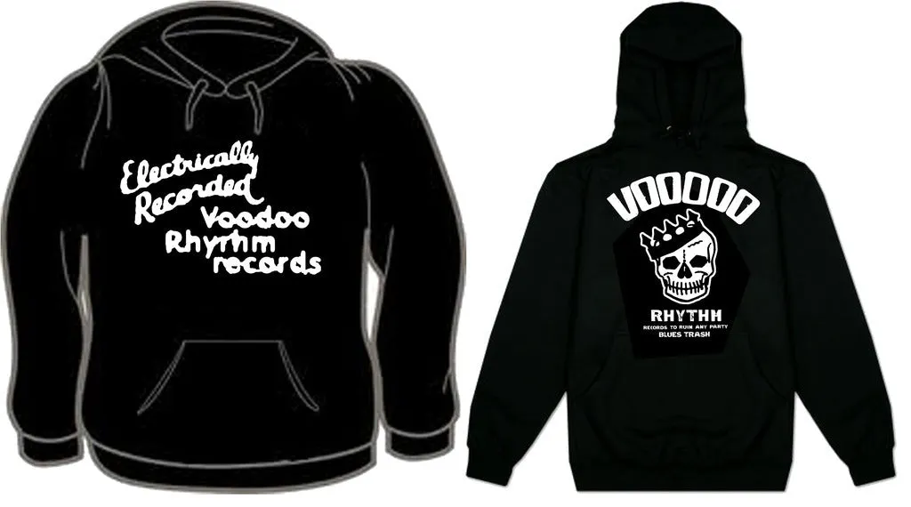 Hoodie - Voodoo Rhythm Electrically - Man Small