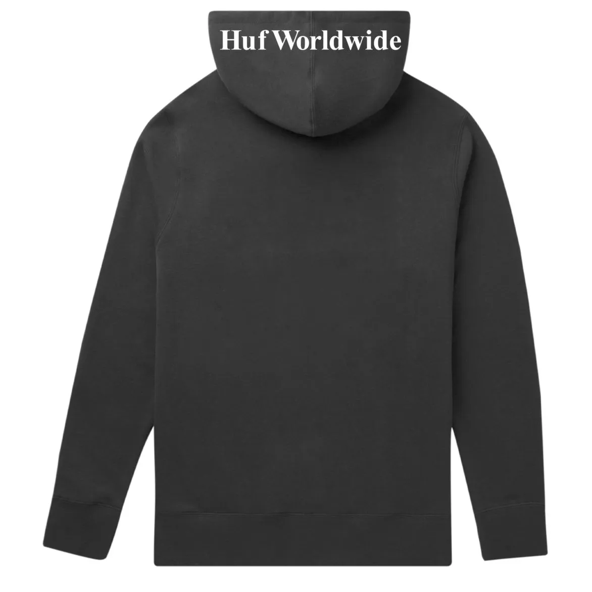 HUF ESSENTIALS BOX LOGO P/O HOODIE // BLACK