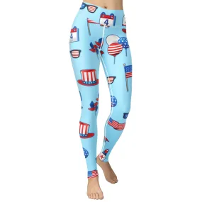 Independence Day Yoga Leggings