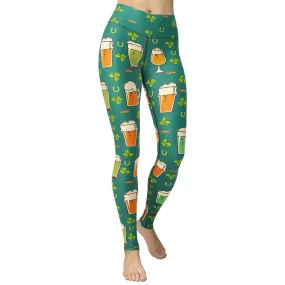 Irish Beer Yoga Leggings