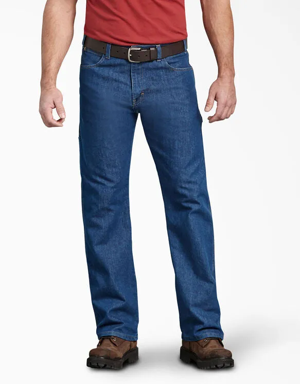 Jeans - Dickies FLEX Relaxed Fit Straight Leg 5-Pocket Carpenter Tough Max™ Denim Jeans DP805