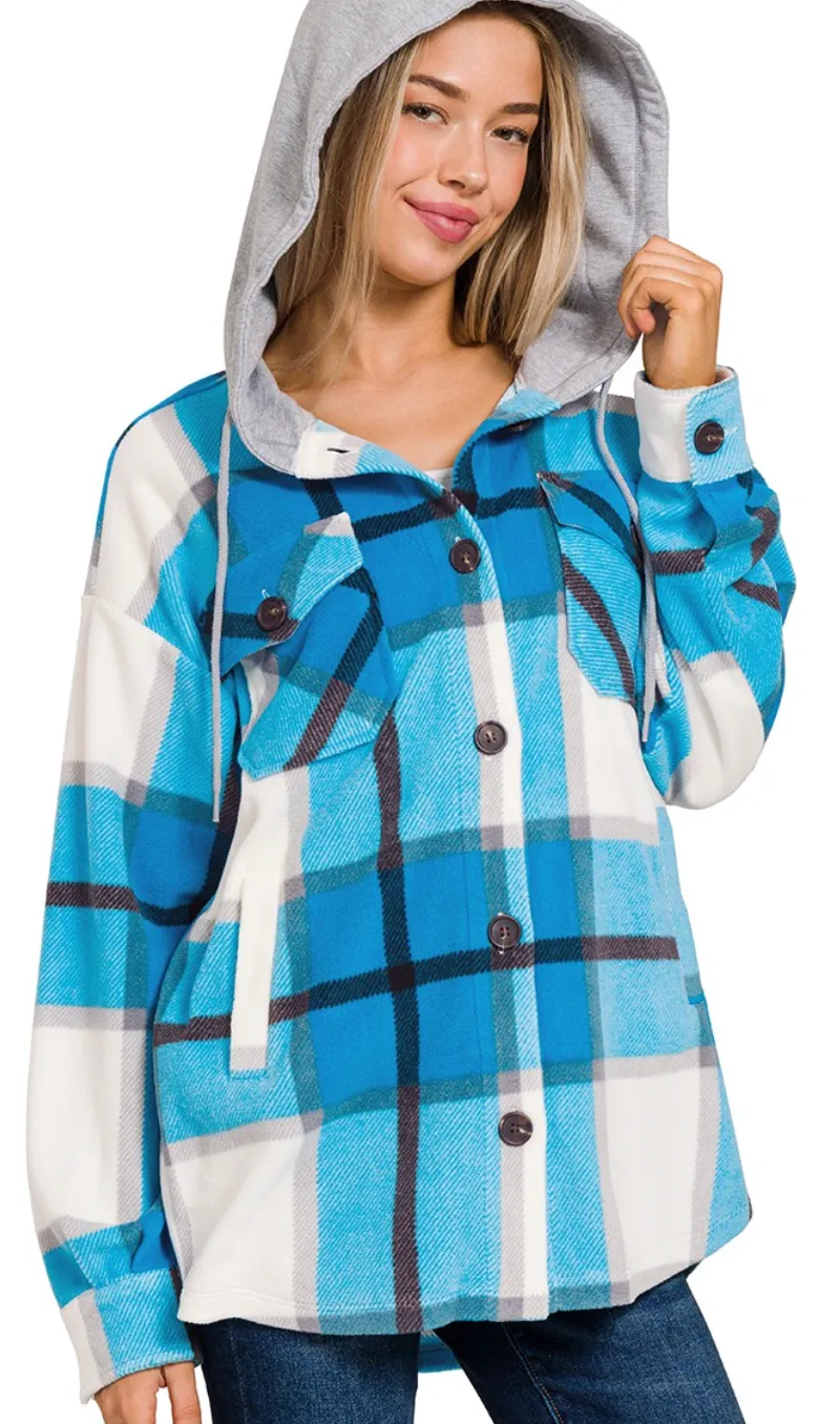 Jesse's Girl Hooded Shacket