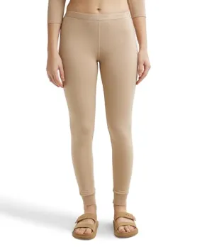 Jockey Women's Tailored Fit Polyester Leggings with Elasticated Waistband (2523_Skin_Large_Skin_L)