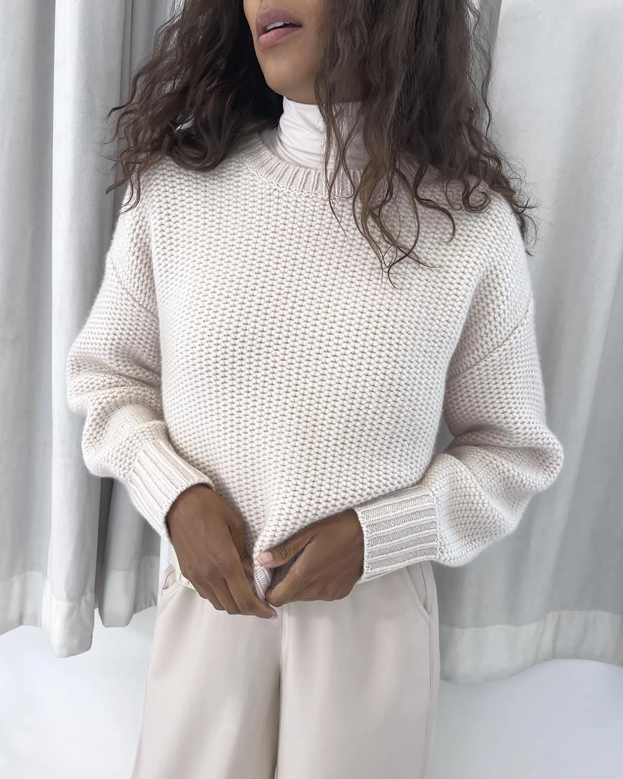 Kate Young x Splendid 100% Cashmere Sweater