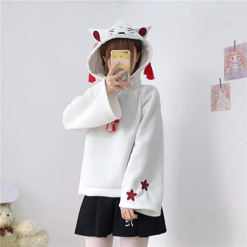 Kawaii Kitsune Fox Hoodie