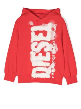 Kids Pullover Hoodie (Red) - DJ01115KYAU6K438