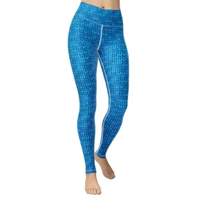 Knitted Print Pattern Yoga Leggings