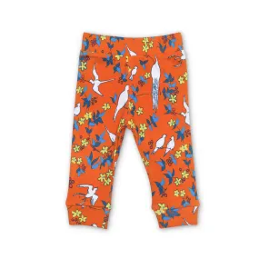 Lala Curio Leggings - Enchanted Leaves Orange