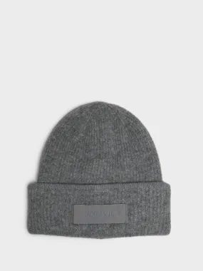 Le Bonnet Gros Grain Beanie in Dark Grey