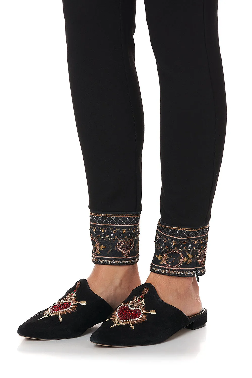 LEGGINGS WITH CONTRAST CUFF MIRROR MIRROR