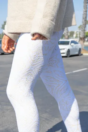 Lele Legging - White/Tan