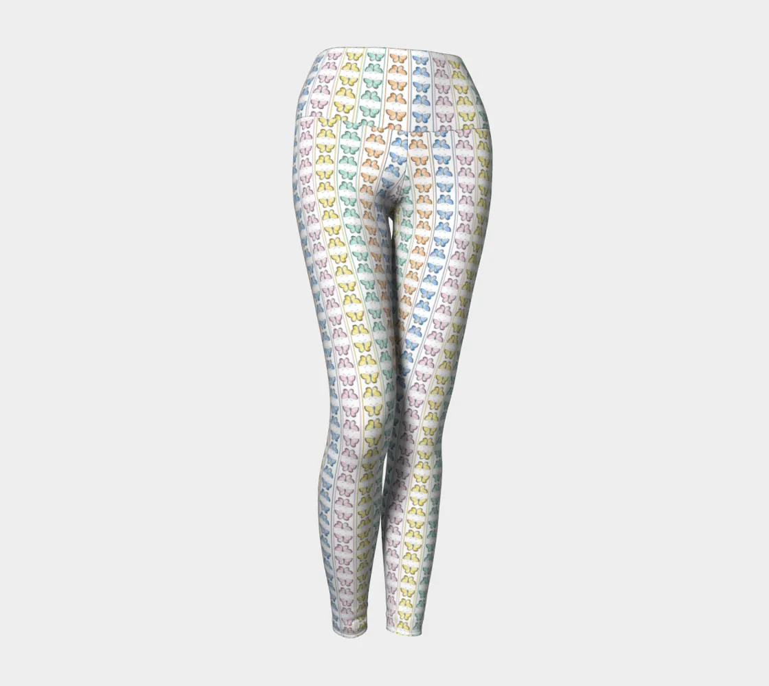 Linear Kaleidoscope Yoga Leggings