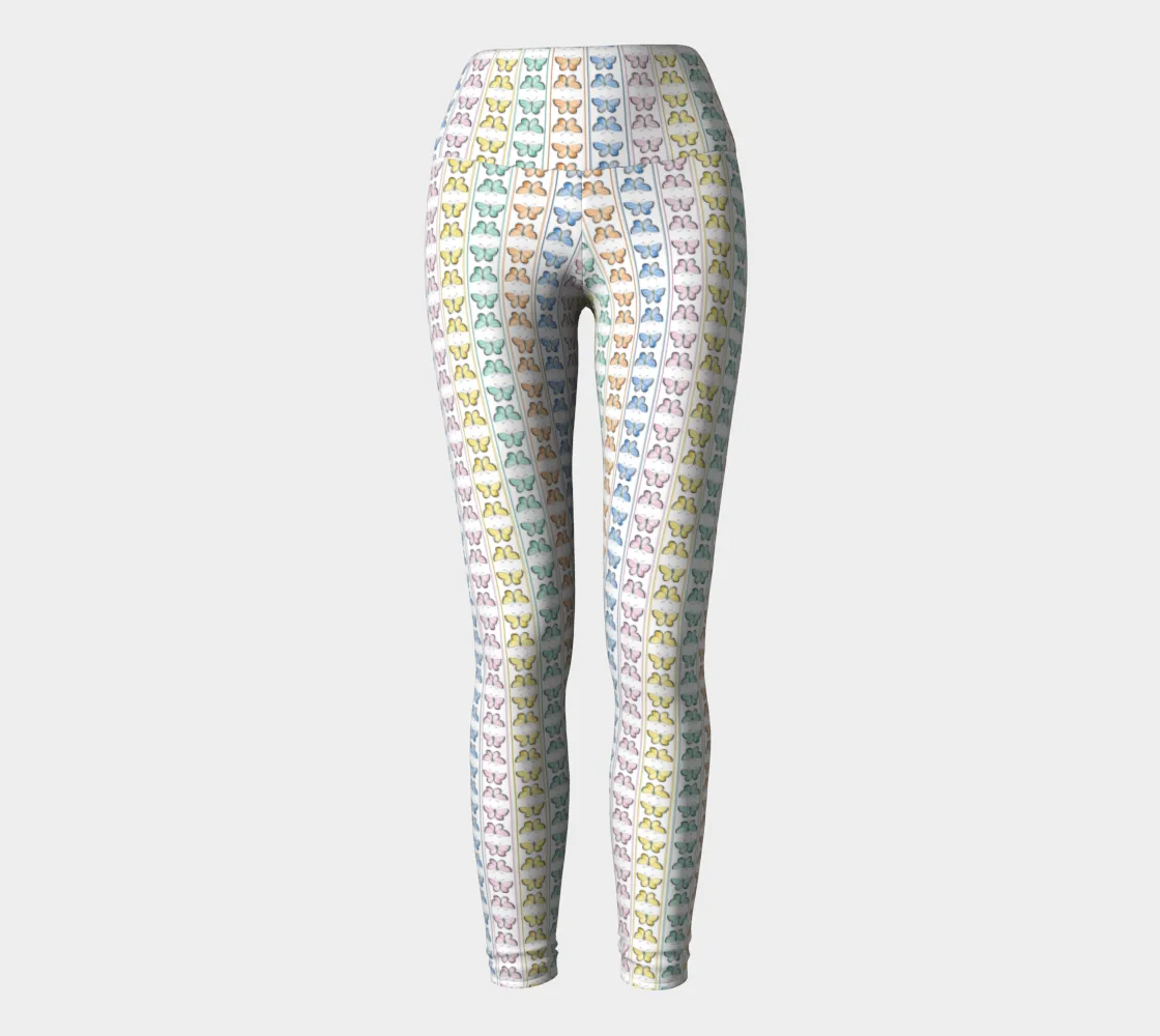 Linear Kaleidoscope Yoga Leggings