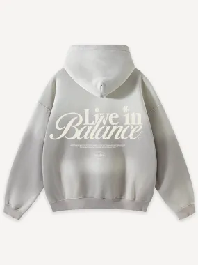 Live in Balance Oversized Hoodie