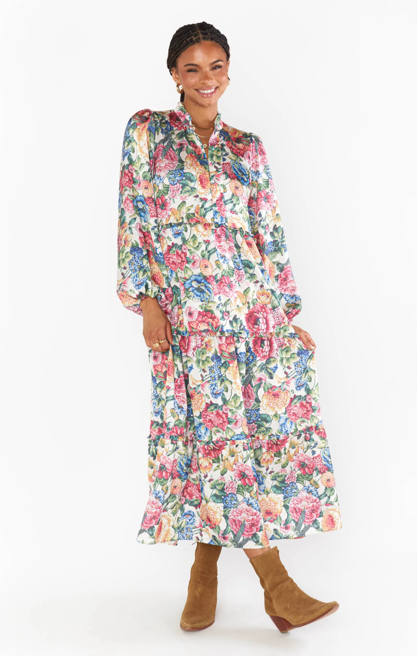 Loretta Maxi Dress ~ Dusty Meadows