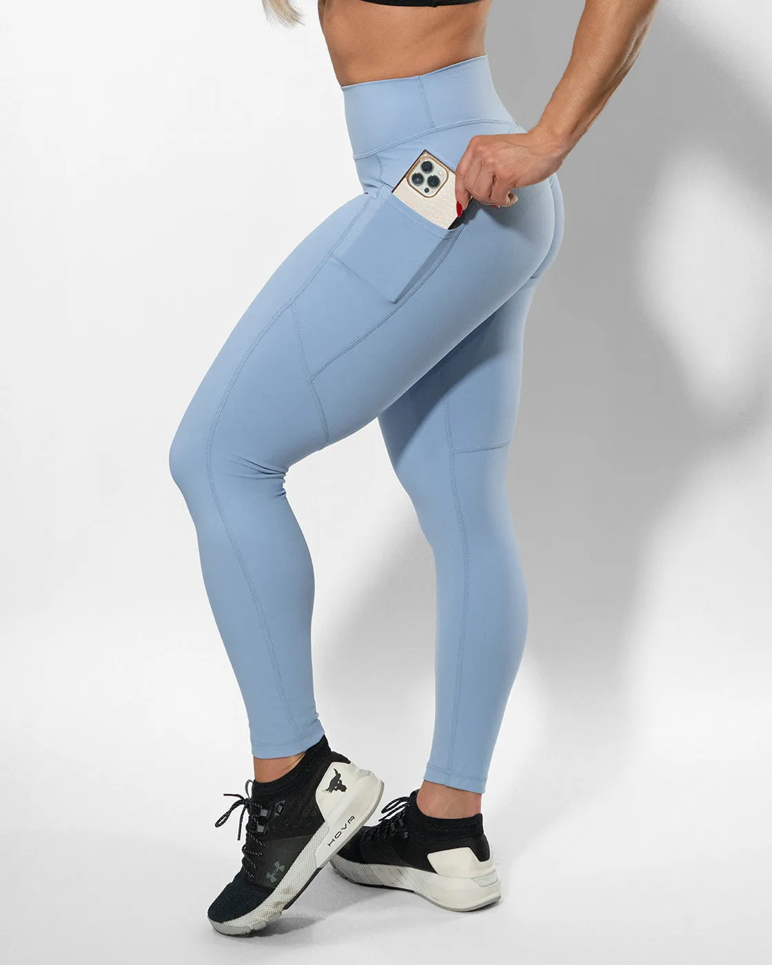 Luxe Leggings Sky Blue