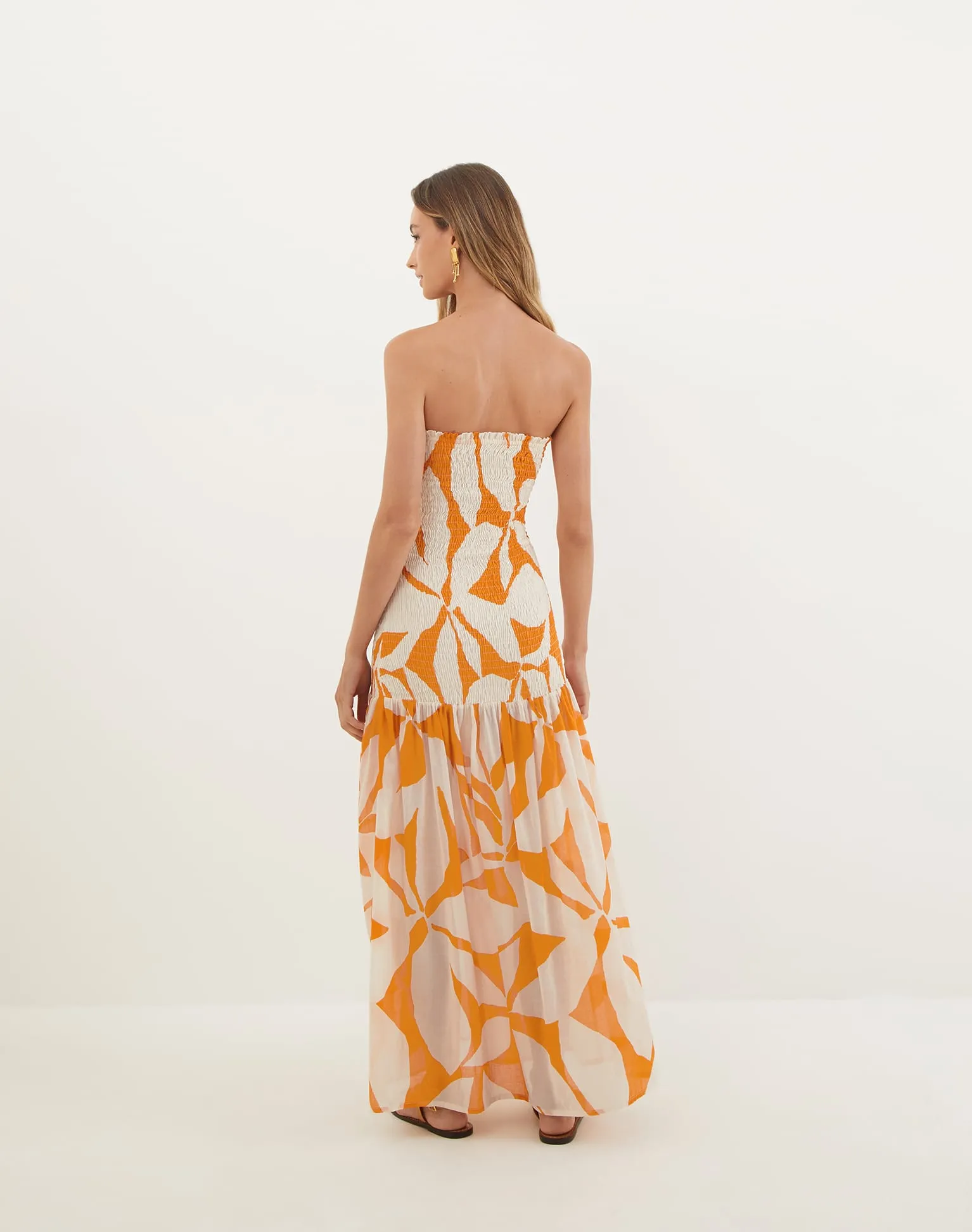 Maira Long Dress - Bossa Sunset