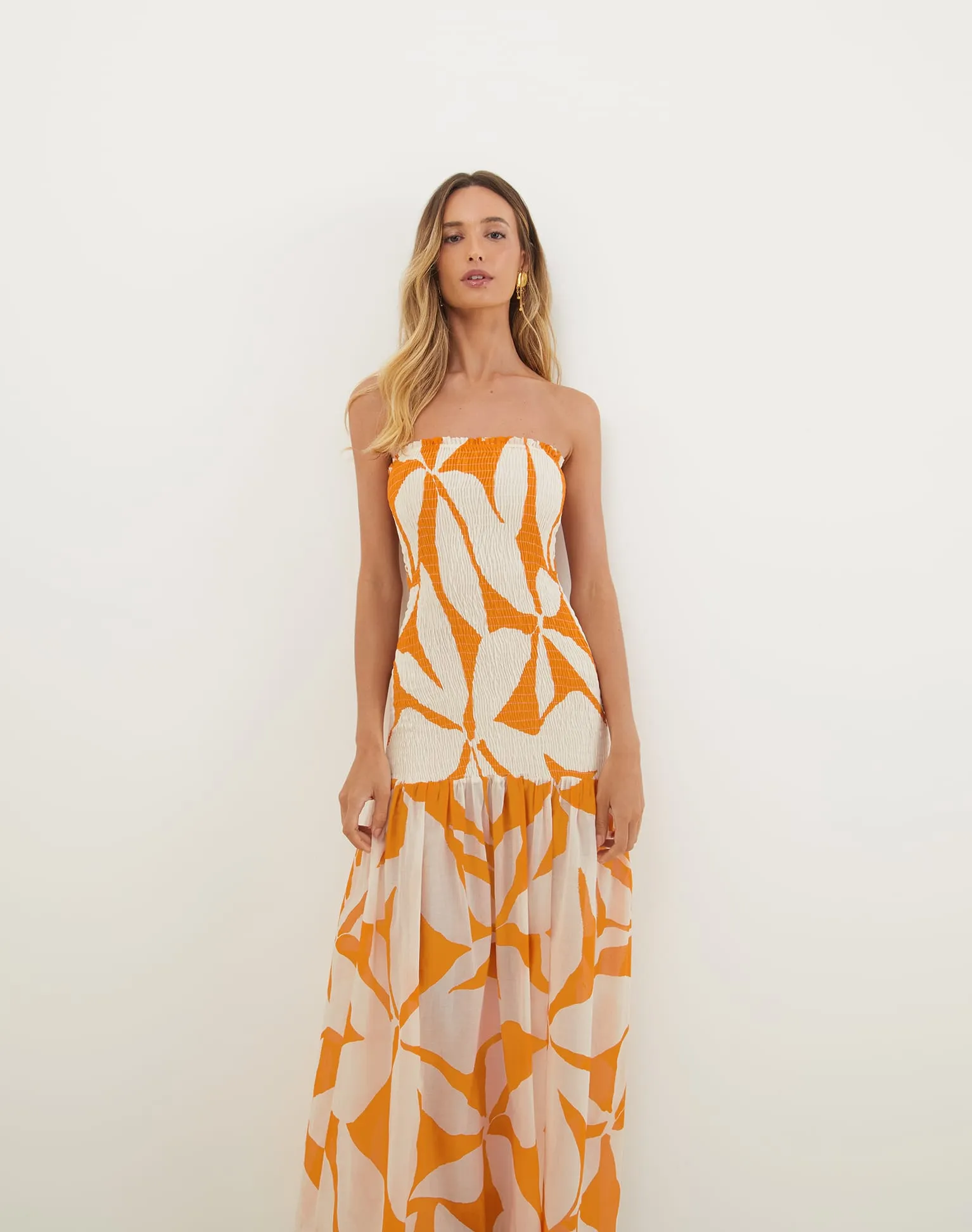 Maira Long Dress - Bossa Sunset